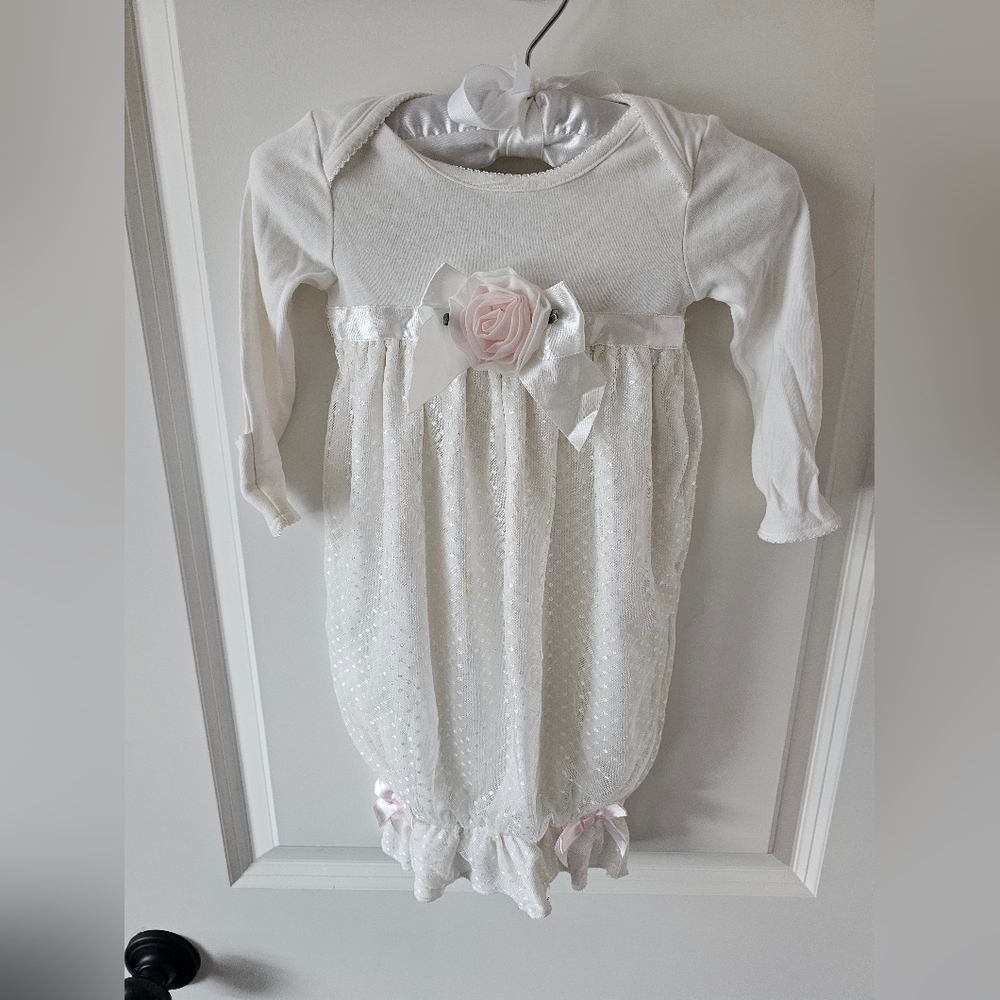 Edgehill Collection White Baby Dress